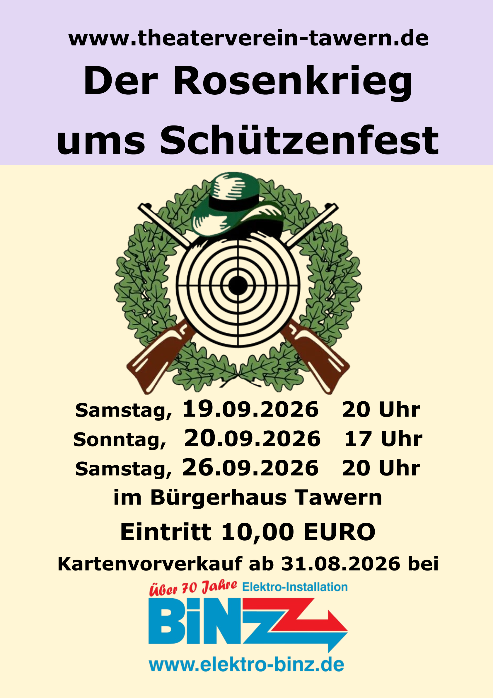 Der Rosenkrieg ums Schützenfest